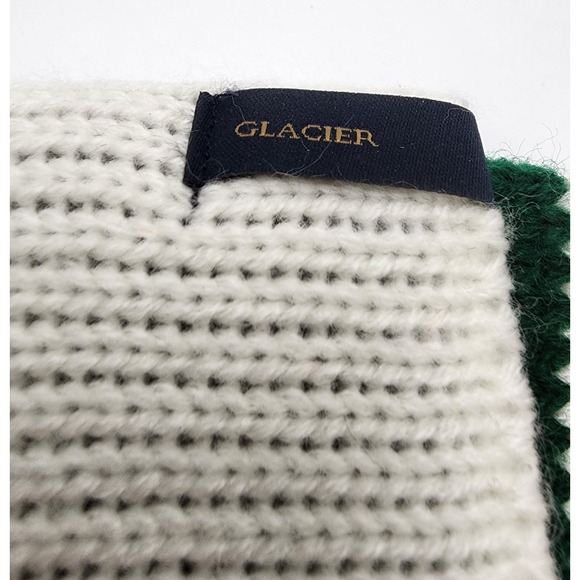 GLACIER‎ WINTER HAT KNIT WHITE STRIPED - Picture 4 of 10